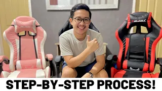 HOW TO ASSEMBLE A GAMING CHAIR | STEP BY STEP | SEAN DELA CRUZ