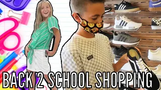 Back to School Shopping for 4 Kids! / New School Outfits for Everyone!