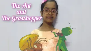 THE ANT & THE GRASSHOPPER Story in English (WITH PROPS)| Story Telling for Children with MORAL