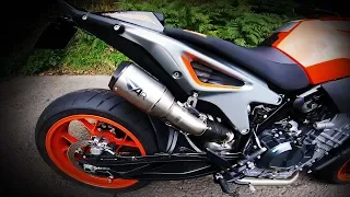 KTM 790 Duke Austin Racing Slip on | NO DB KILLER | No Wind Noise!