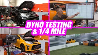 GR Yaris Exhaust Testing and Drag Racing - Motive Garage Yaris Ep 3