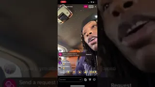 King Von listening to NBA YoungBoy