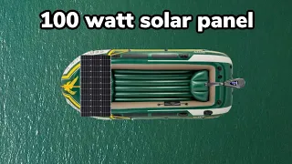 I Made a Solar Powered Boat