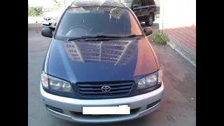 Снятие ремонт установка подрамника передней балки  Toyota Ipsum 1996-2001 г.в. Часть 1.