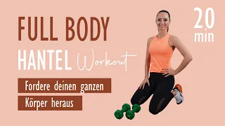 FULL BODY HANTEL WORKOUT / Fordere deinen ganzen Körper heraus | Katja Seifried