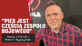 Pies jest częścią zespołu bojowego. K9 w GROM. Marcin "Lewy" Wyszyński.