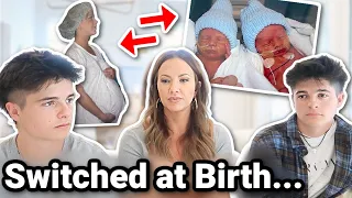 Twins Switched At Birth *MIRACLE BIRTH STORY* | Brock and Boston