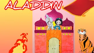 Приключения Жасмин и Аладдина во дворце / Jasmine and Aladdin’s Palace/ Paper  quiet book;Paper doll