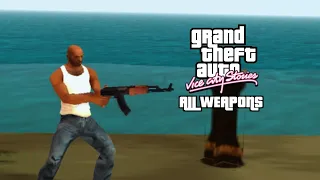 GTA Vice City Stories - All Weapons Showcase