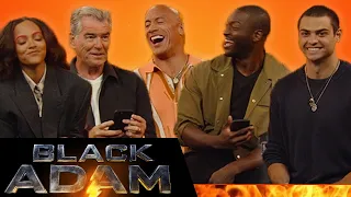 Dwayne Johnson & The Cast of Black Adam Find Out Which DC Villain They Are