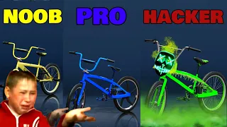 NOOB vs PRO vs HACKER - Touchgrind BMX 2  PART 2