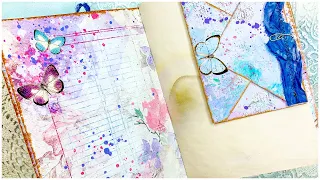 FROM TRASH TO TREASURE: Junk Journal from Packaging #4 Binding the Signature and Ephemera | Easy DIY