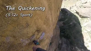 Sport Climbing on The Quickening at Smith Rocks, OR