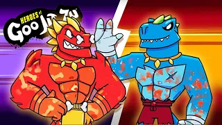 EPIC TEAM UP! | HEROES OF GOO JIT ZU | cartoon for kids | GOO JIT ZU TOYS!