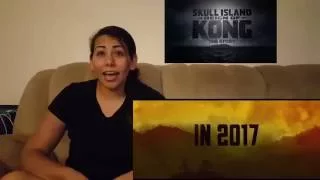 Kong Skull Island Official Comic Con Trailer (2017) Cynthia's Reaction - Tom Hiddleston Movie