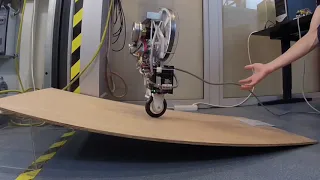 Moment Exchange Unicycle Robot