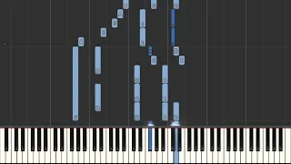 Feliz Navidad Jazz version  Jose Feliciano  [ Easy Piano Tutorial] Synthesia