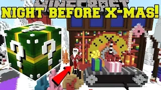 Minecraft: NIGHTMARE BEFORE CHRISTMAS HUNGER GAMES - Lucky Block Mod - Modded Mini-Game