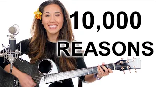 10,000 Reasons Matt Redman Guitar Tutorial with EASY Chords and Full Play Along