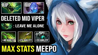 Even Cancer Viper Mid Can't Escape this Meepo | EPIC Micro God 100% Perma Earthbind EZ DotA 2