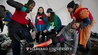 Humanitarian students learn rigors of the field in massive simulation