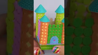 Let's Make Mini POP IT Castle 😘🏰 | MINIATURE IDEAS FOR DOLLHOUSE | #Shorts