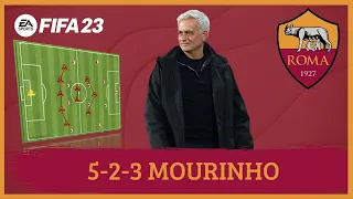 Mourinho 5-2-3 Roma FIFA 23 |Tácticas|