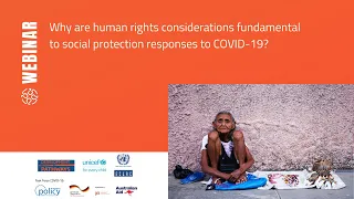 Why are human rights considerations fundamental to social protection responses to COVID-19?