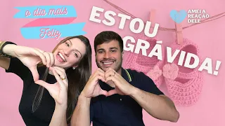 SURPRESA Emocionante - Contei sobre a Gravidez pro meu Marido!