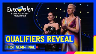 First Semi-Final qualifiers reveal | Eurovision 2023 | #UnitedByMusic 🇺🇦🇬🇧