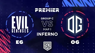 EVIL GENIUSES VS OG | MAP 1 DE_INFERNO | GROUP C | DAY 7 | BLAST PREMIER SPRING SERIES 2020