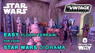 Star Wars DioramaㅣEasyㅣFloor Tutorial