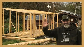 Living off the grid in Scotland UK my dream come true, the cabin extension is going steady away..