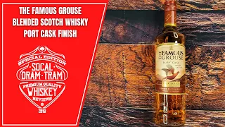 The Famous Grouse Blended Scotch Whisky Port Cask Finish! Cask Series