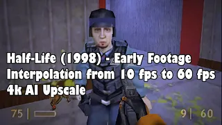 [4k 60fps] Half-Life - Official Trailer | Topaz Video Enhance, DAIN-App (from 10 to 60 fps)