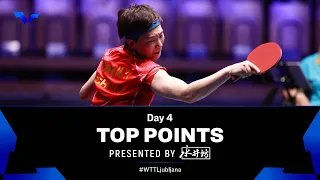 Top Points of Day 4 presented by Shuijingfang | WTT Star Contender Ljubljana 2023