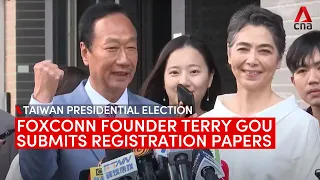 Taiwan Presidential Election: Foxconn founder Terry Gou submits registration papers