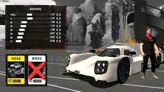 PORSCHE 919 V12 engine gearbox: car parking multiplayer