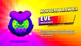 je TEST EVE ! le NOUVEAU BRAWLER du BRAWL PASS SAISON 11 de la MISE A JOUR Brawl Stars