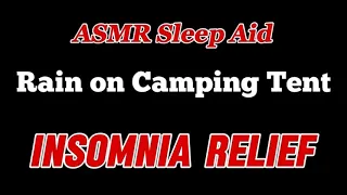 10 Hours Heavy Rain sounds on tent sleep! Study, Insomnia, Reading, Yoga, Sleeping Rain Sounds ASMR