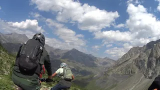 Biking in La Grave with our guide @Legenduro