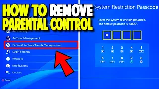 PS4 🛑 HOW TO REMOVE PARENTAL CONTROL (New Easy 2020)