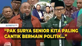 FULL Soal Surya Paloh Dukung Pemerintahan Prabowo Gibran, Respons PKS dan PKB