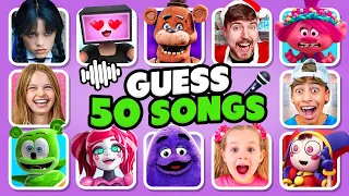 Guess The Meme & Youtuber By Song | Salish Matter, MrBeast, Wednesday, Elsa