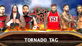 WWE 2K23 Roman Reigns & Jey Uso & Jimmy Uso vs Solo Sikoa & Tama Tonga & Tanga Loa