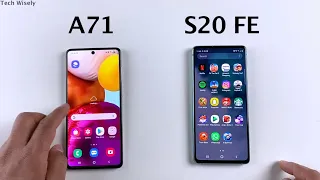 SAMSUNG A71 vs S20 FE - SPEED TEST - 2021