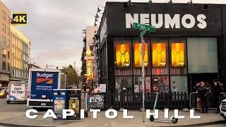 [4K] Seattle's CAPITOL HILL Walk : Neumos to the Paramount Theatre