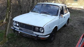 1980 Škoda 120 GLS after ~15 years standing