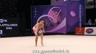 Erika Lappalainen (FIN) - Junior 23 - Miss Valentine Cup Tartu 2016