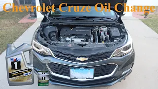 Chevrolet Cruze 1.4L (2016-2019) – Oil Change